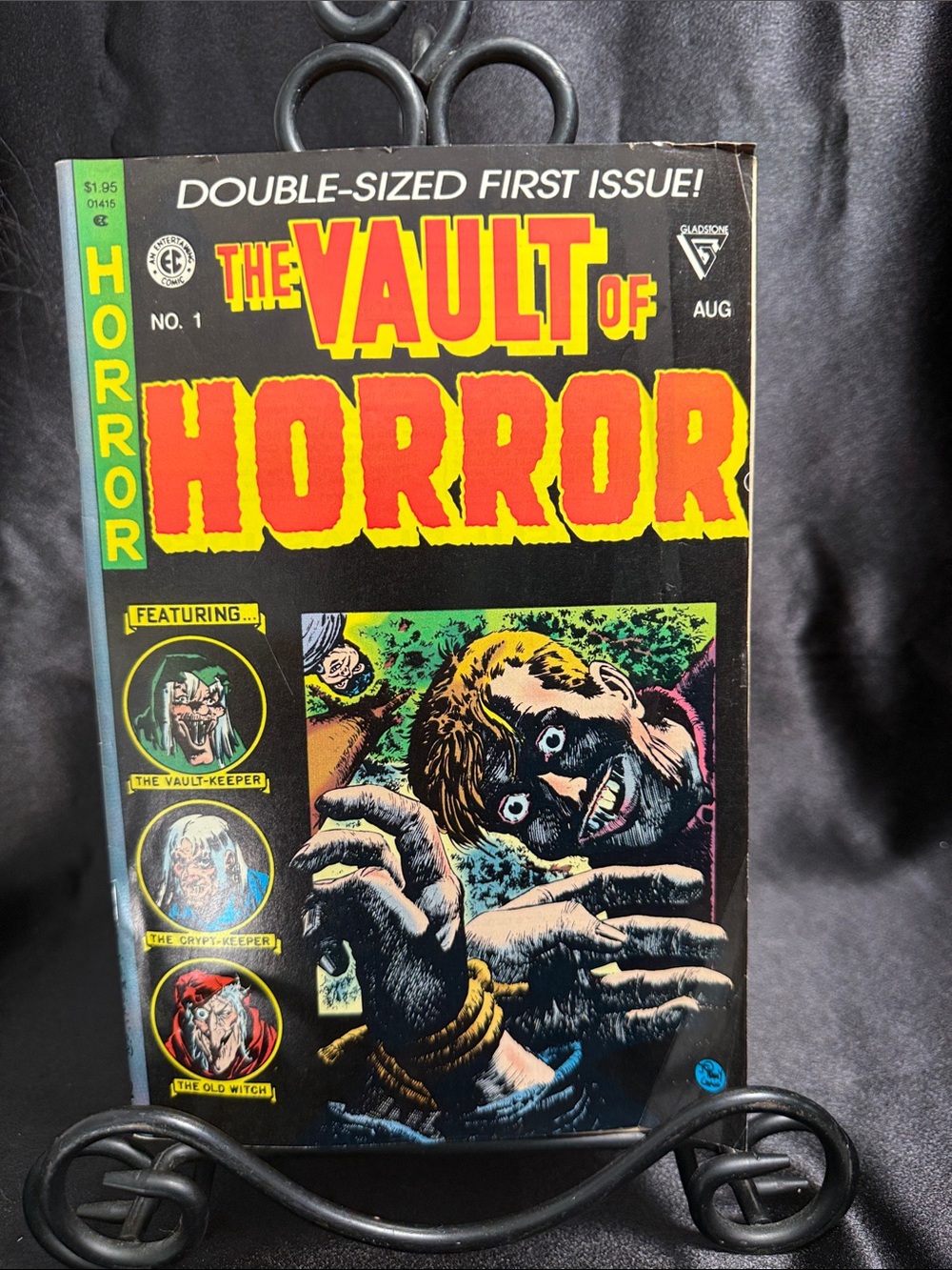 Comic Art Print - Black & Red Horror Cover